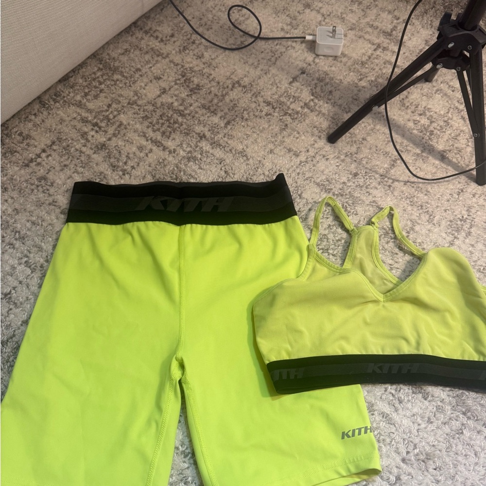 Kith Lime Green Activewear Set